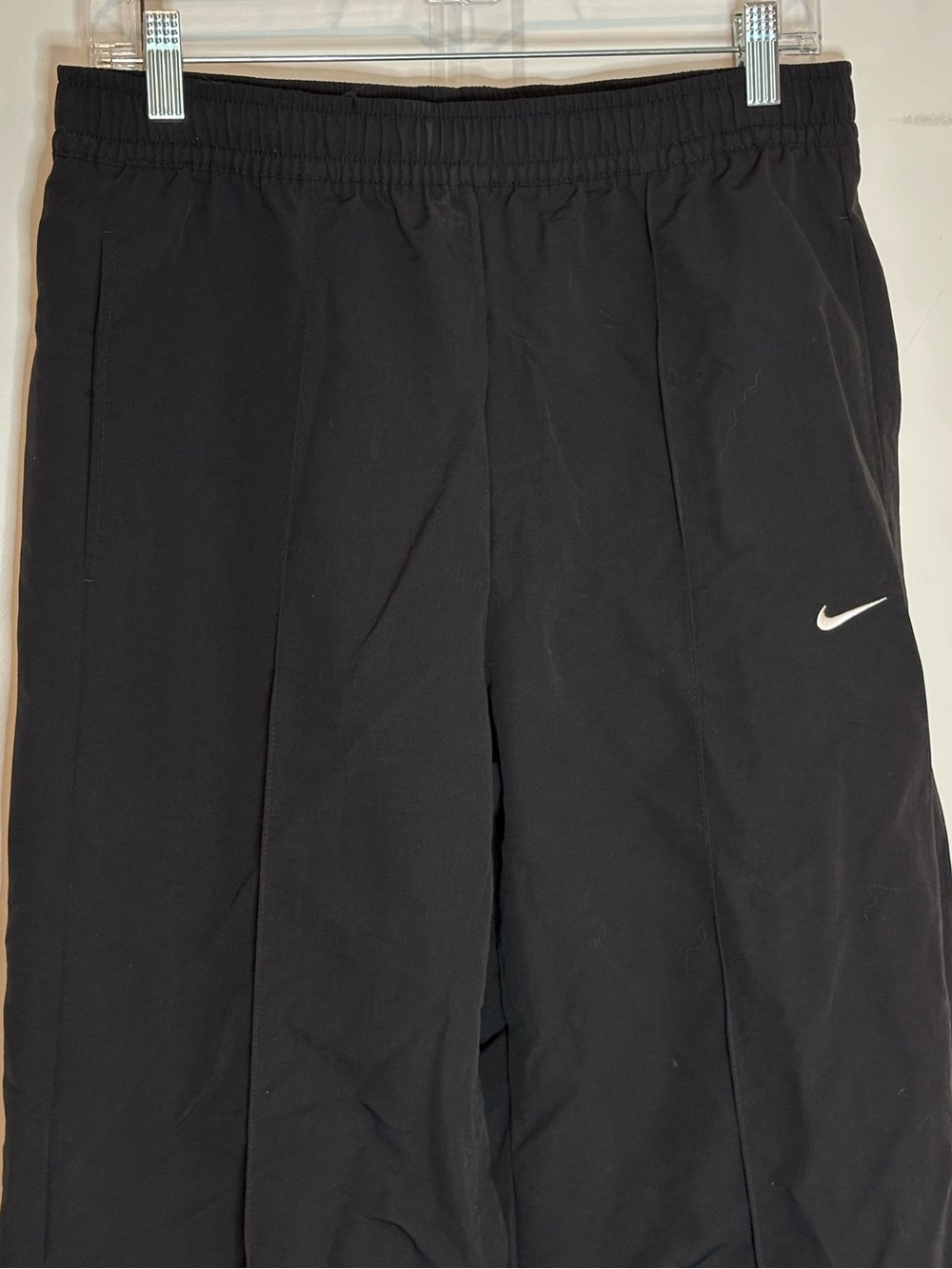 NWT Nike Sportswear Everything Wovens Mid Rise Open Hem Pants Black M FQ3588 - Picture 3 of 11